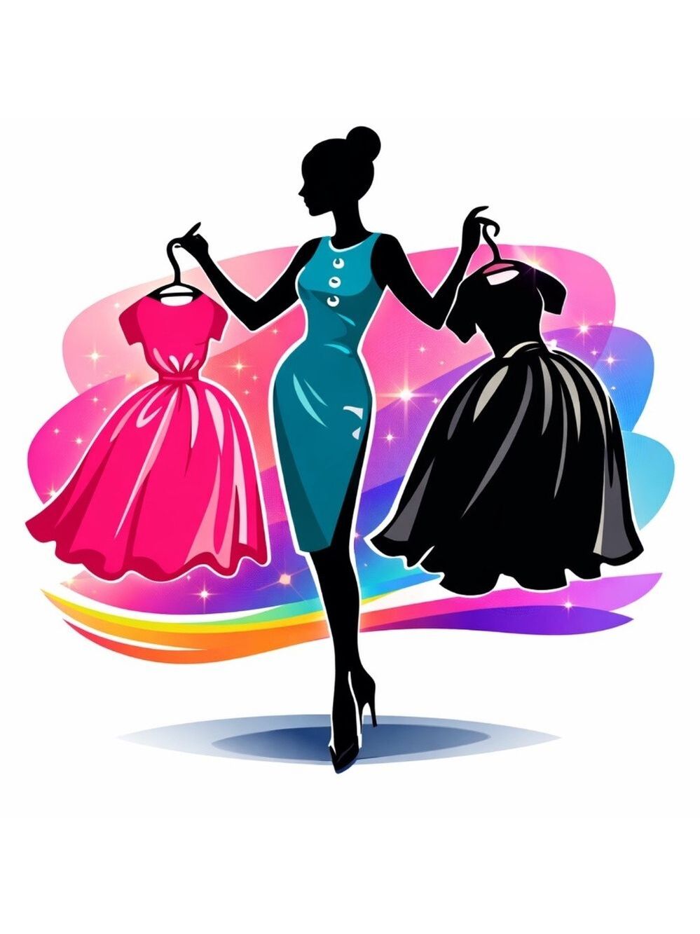 JULES & LEOPOLD Poly Spandex Slinky Wide Leg Geometric Print Pull On Pants XL - Picture 11 of 11